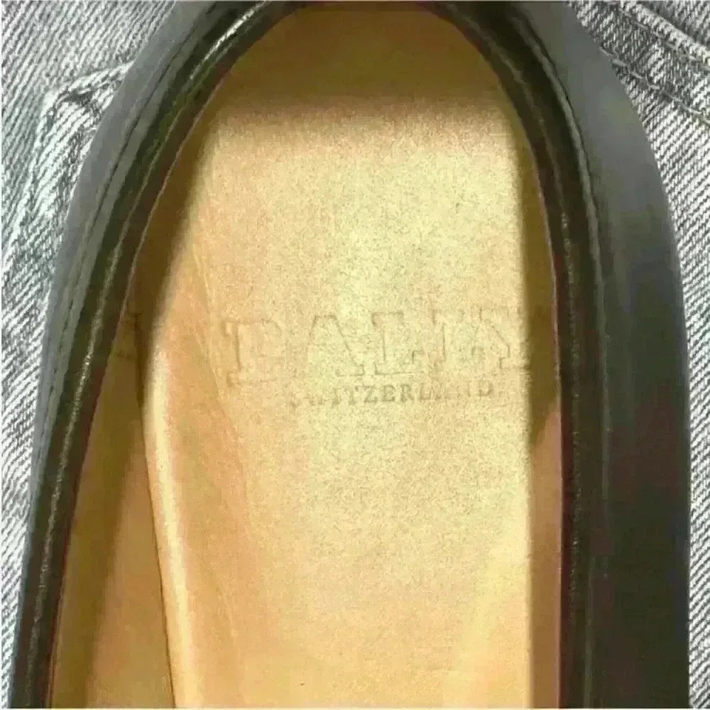 Bally Men's "Cathio" Black Leather Loafer With Horse Bit Buckle U.S. Size 7.5 D - Picture 10 of 12